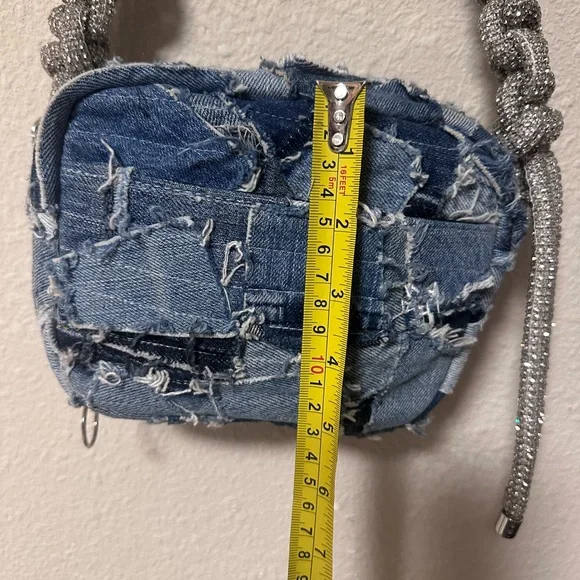 KARA Denim Crystal Strap Cobra Bag💎🥶 - Picture 11 of 17